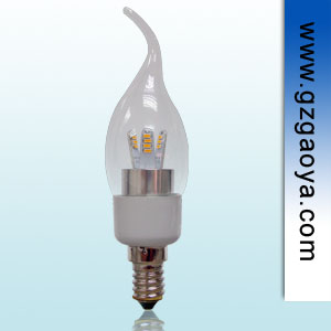 高雅照明 高亮度 E14 3W LED蠟燭燈泡