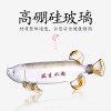 金龍魚造型玻璃酒瓶大鯉魚工藝酒瓶手工玻璃大魚造型威士忌酒瓶