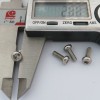 304不銹鋼盤頭內梅花機螺絲梅花槽圓頭防拆螺絲M3*8